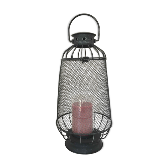 Photophore lanterne en fer