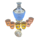 Liqueur alcohol service Aperitif Digestive Kitchen Tableware Blue carafe