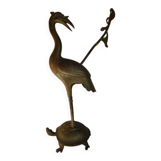 Asian bird statuette
