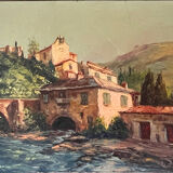 Oil on canvas by R.U Rinaldi