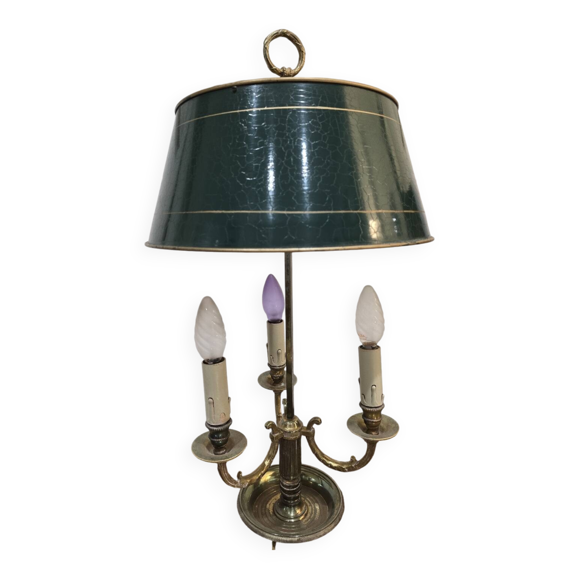 Empire style hot water bottle lamp