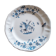 Decorative plate decorated "Birds of Moustiers" and small matching pot