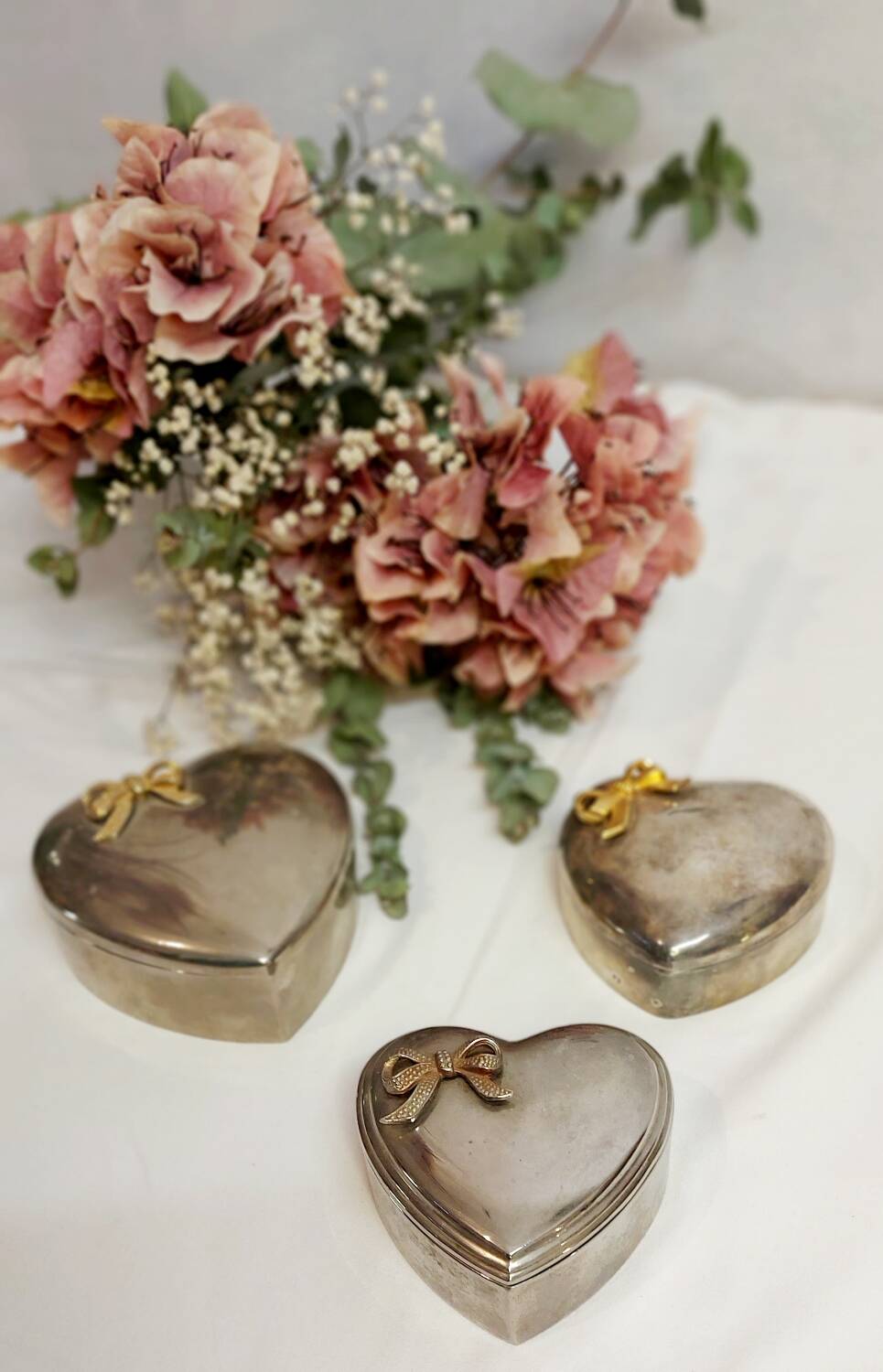 Boîtes à bijoux coeur vintage