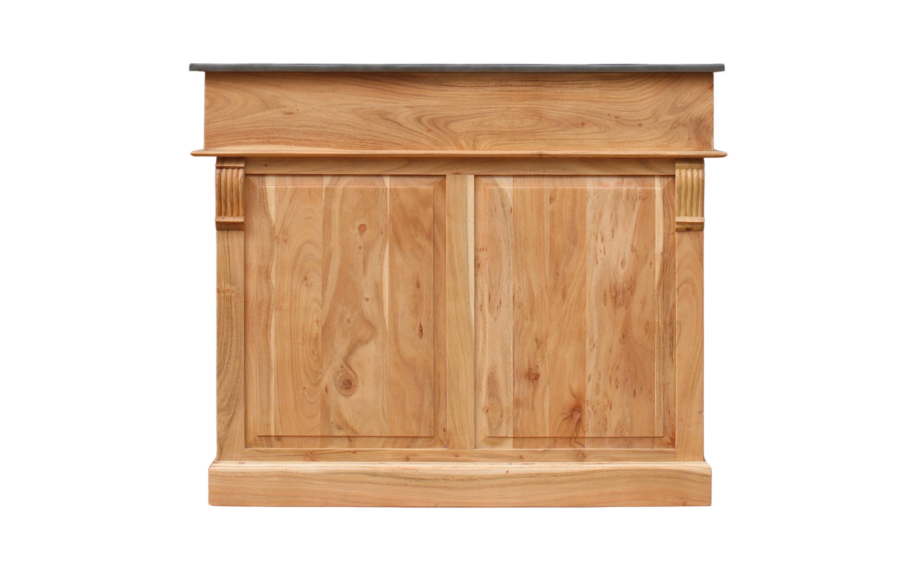 Sells counter bar in solid wood new 120cm