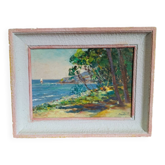 “Sea View” painting from the 1950s