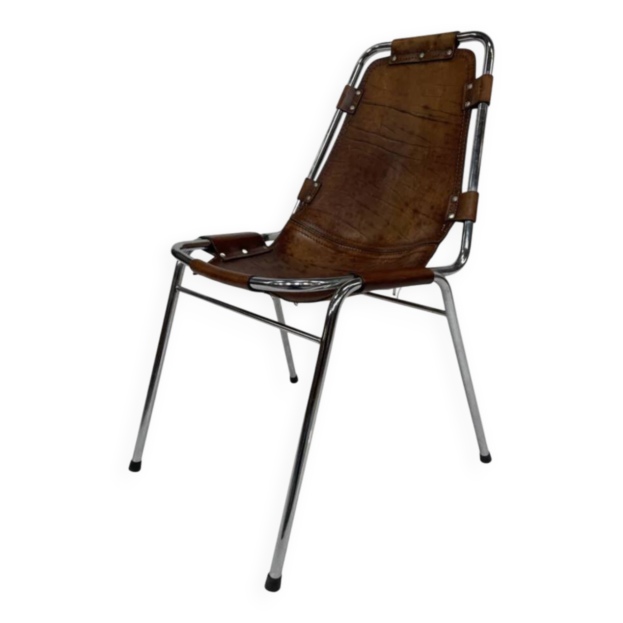 Mid Century Dal Vera Les Arcs Cognac Chair Design