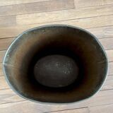 Corbeille à papier en métal décor Paris