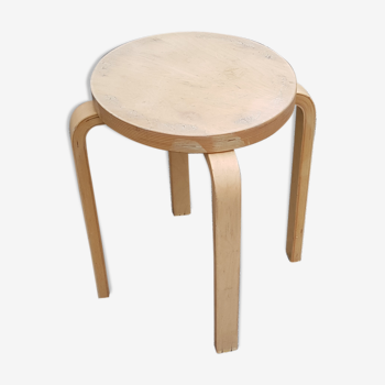 Tabouret années 60 en bois