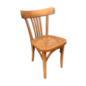 Chaise cannée estampillée
