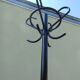 Metal parrot coat rack