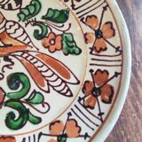 Ceramic plate Mathé Dénes pottery Korond