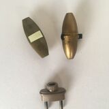 Terracotta lamp, string blinds, cable and vintage switch