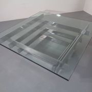 Sculptural Chrome Coffee Table by David Hicks, Italy, 1960s