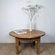 Table basse ronde en noyer