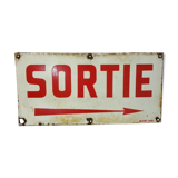 Enamelled plate output