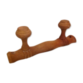 Coat hook with 2 heads mushrooms vintage 50-60 years