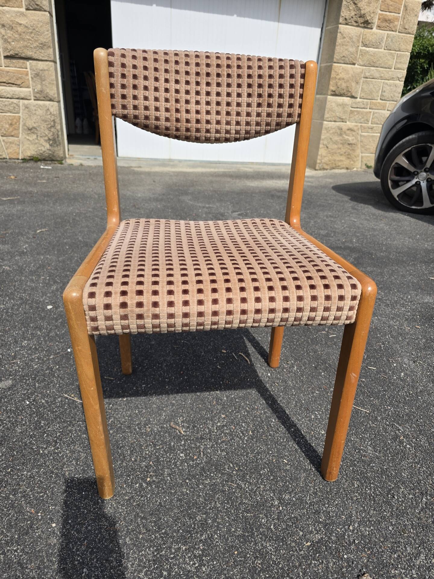 Lot de 6 chaises Self en bois – années 80/90