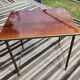 Formica and brass coffee table