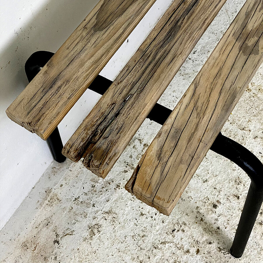 Vintage school bench 50's