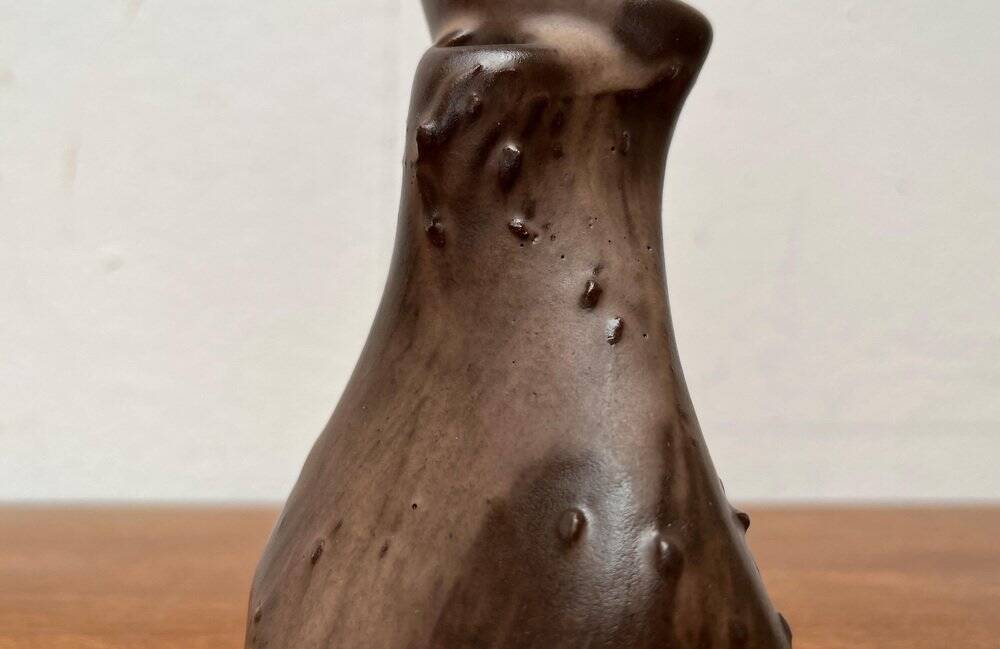 Organic studio pottery vase in mid-century style by Montanus & Remy, Germany, 1960s.