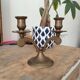 Vintage solid brass chandelier