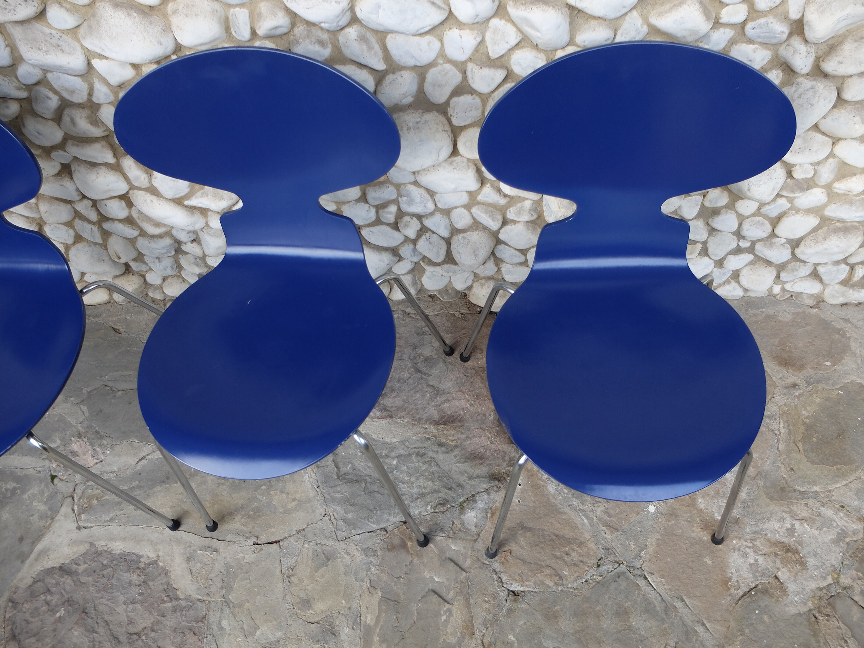 Suite of 4 ant chairs 3101 series 7 Arne Jacobsen for Fritz Hansen Ant chair