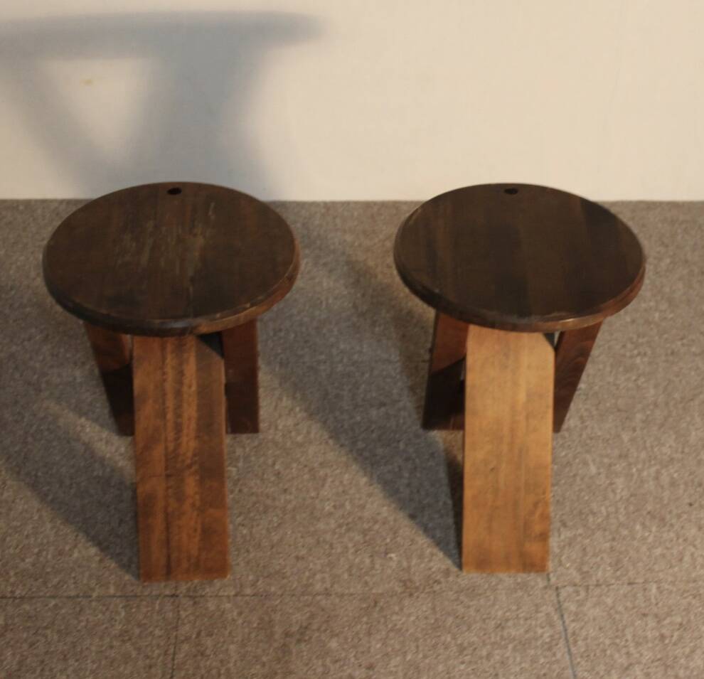 Wooden tables, 20th century