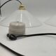Pair of opaline pendant lights