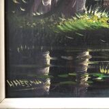 Oil on canvas signed Hans Herman