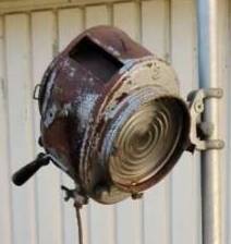 Cremer projector from the 1950s on wheels.