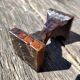 Wooden Brutalist candle holders