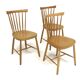 Set of 3 Scandinavian "Pinnstol" chairs, Lammhult Sweden, 1960