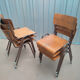 Lot de 6 chaises empilables industrielles