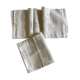Pair of chateau pillowcases made of embroidered linen thread richelieu 19th