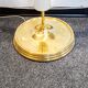 Brass and glass floor lamp by Tomaso Buzzi, Italy, 1950s.