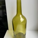 Old bottle in green glass 30s
