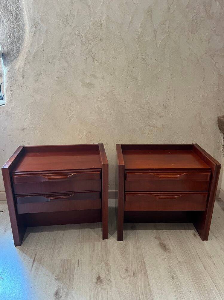 Pair of vintage Scandinavian bedside tables
