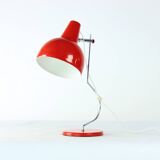 Lampe de table Lidokov L193 du milieu du siècle par Josef Hurka en métal rouge, Tchécoslovaquie, années 1960