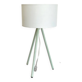 LAMPE Tripode METAL Vert Années 90