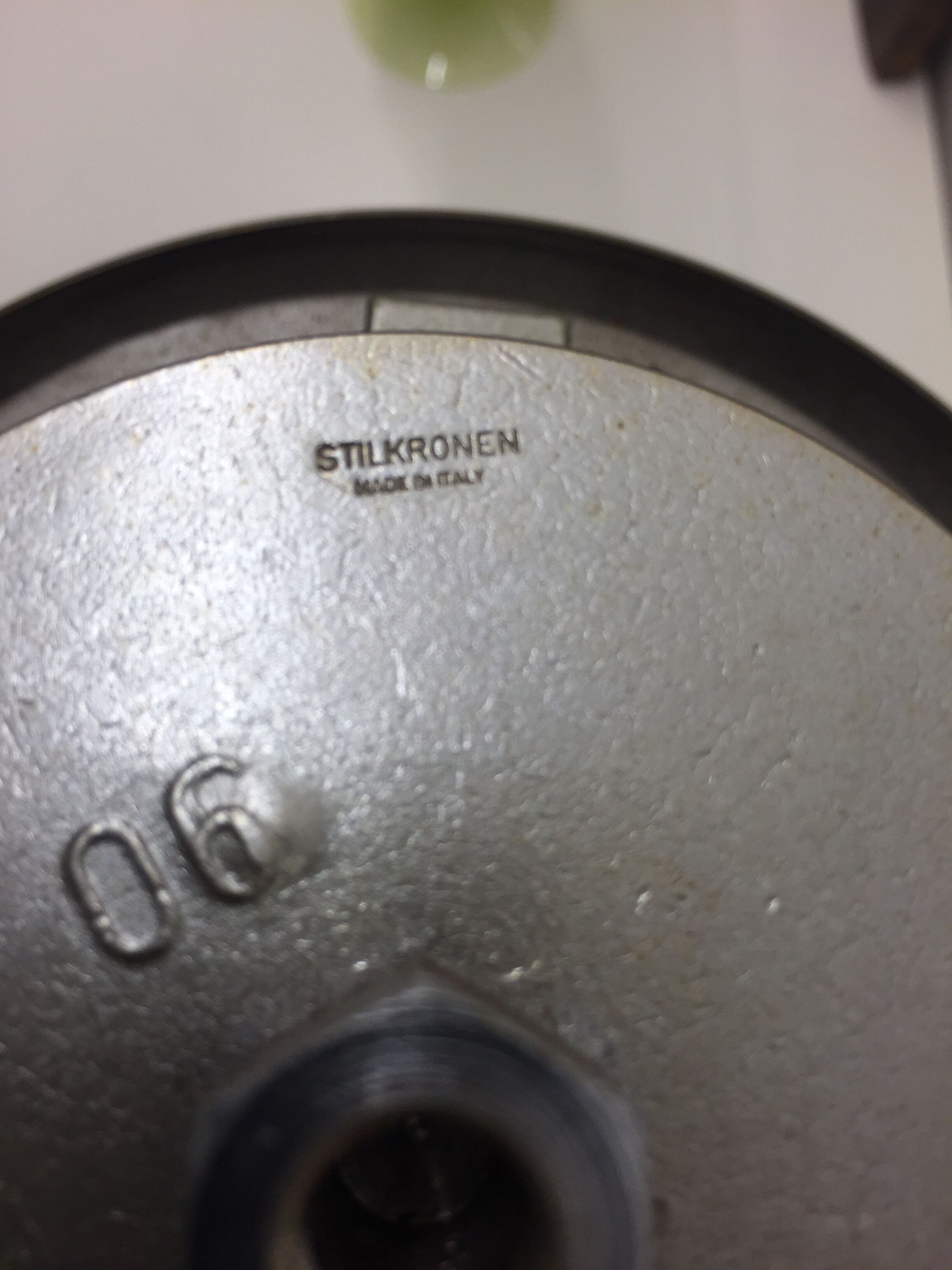 Rare Signed Italian vintage table lamp by Oscar Torlasco for Stilkronen. 1970s