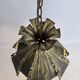 Svend Aage Holm Sørensen hanging lamp copper leaves brutalist