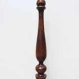Wood-style floor lamppost