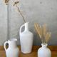 Set of 3 sandstone vases