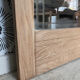 Vintage Art Deco mirror door Izïa solid oak