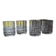 6 cut crystal whisky glasses