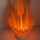 Lampe vintage 1970 Georgia Jacob modèle Corolle - 51 cm