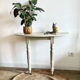 Half-moon console