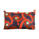 Housse de coussin en wax veritable