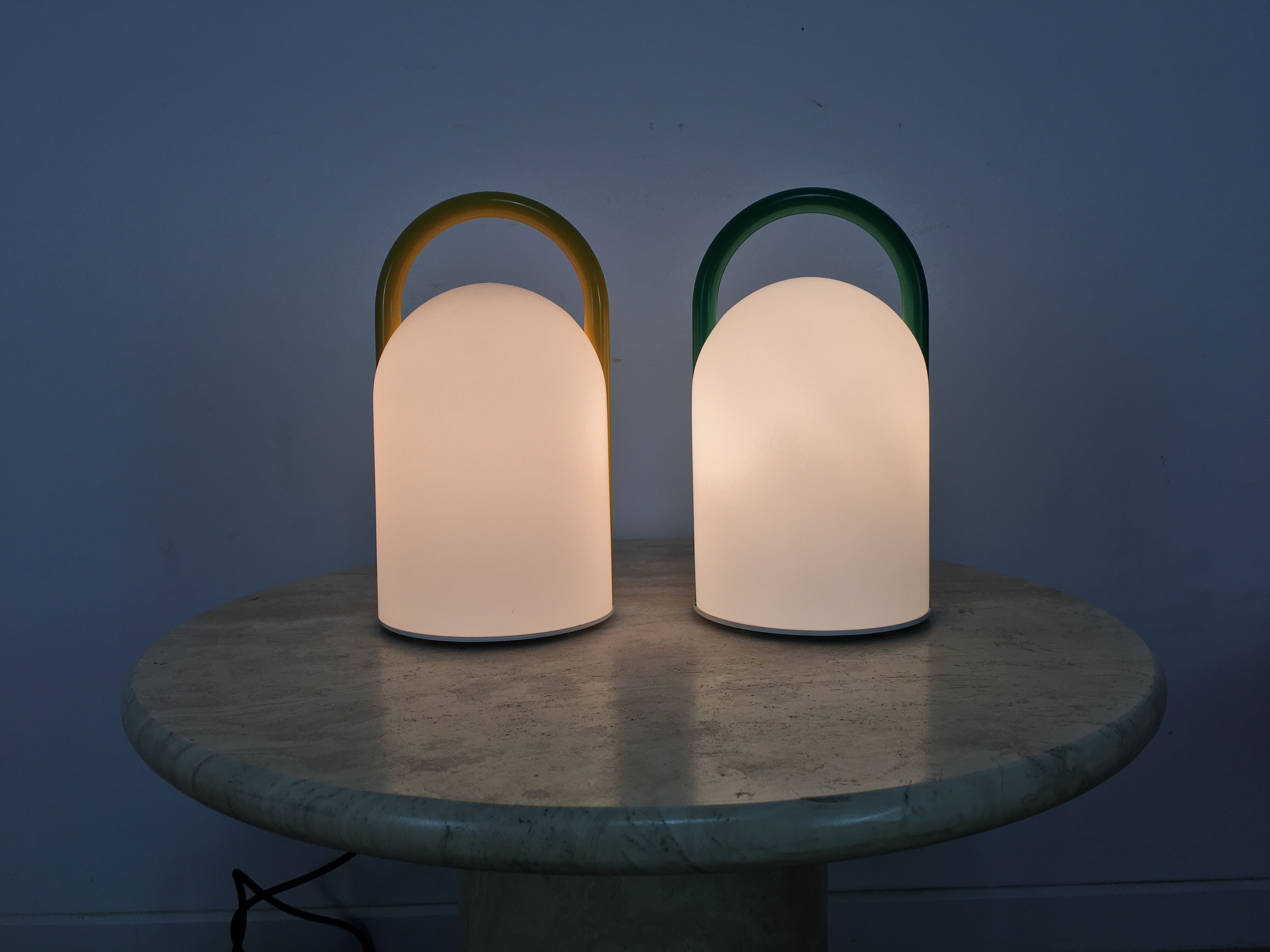 Pair of lamps "Tender" by R. Lanciani for Tronconi