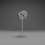 Rare metal and chrome floor lamp by Goffredo Reggiani, Italy, 1970s